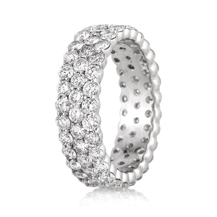 2.77ct Round Brilliant Cut Lab Diamond Eternity Band