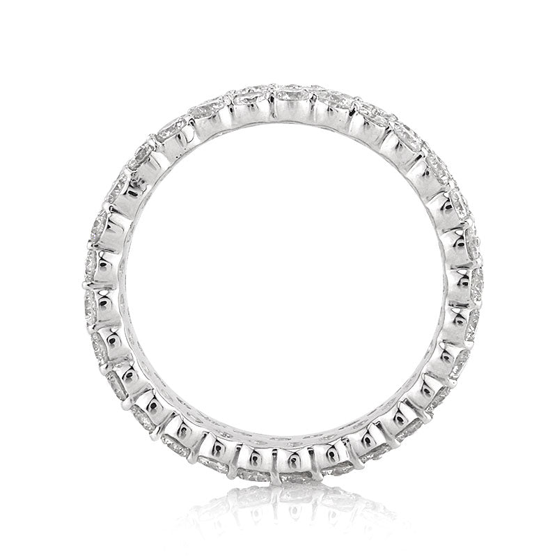 2.77ct Round Brilliant Cut Lab Diamond Eternity Band