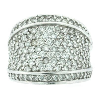 2.65ct Round Cut Lab Diamond Ring