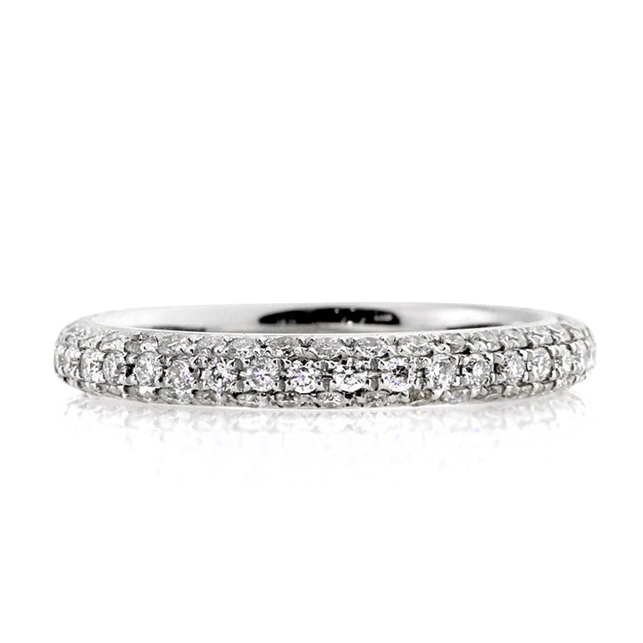 1.00ct Round Brilliant Cut Lab Diamond Wedding Band