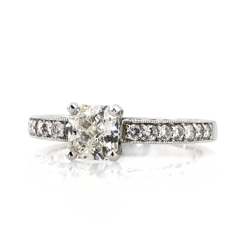 1.44ct Radiant Cut Lab Diamond Engagement Ring