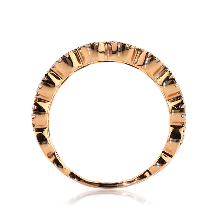 1.40ct Round Brilliant Cut Lab Diamond Ring in 14k Rose Gold