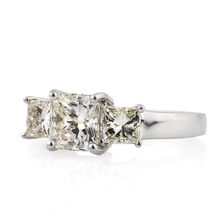 2.16ct Radiant Cut Lab Diamond Engagement Ring