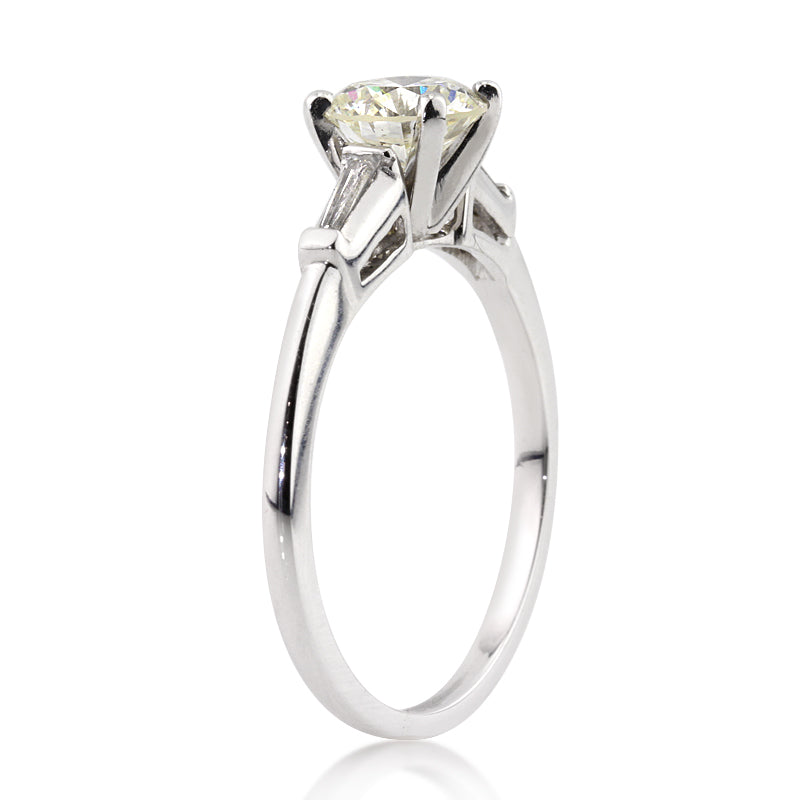 1.17ct Round Brilliant Cut Lab Diamond Engagement Ring