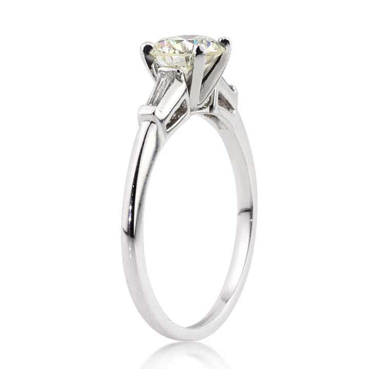 1.17ct Round Brilliant Cut Lab Diamond Engagement Ring