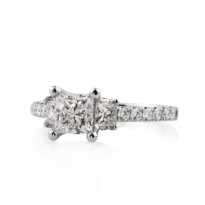 2.08ct Princess Cut Lab Diamond Engagement Ring