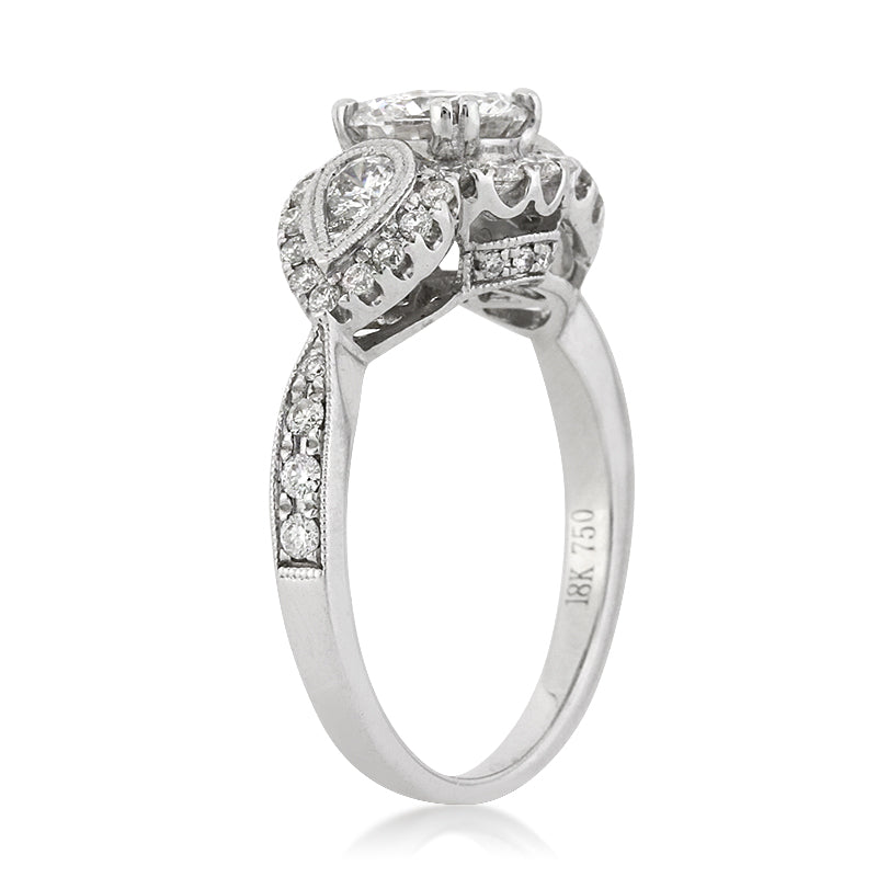 1.97ct Round Brilliant Cut Lab Diamond Engagement Ring