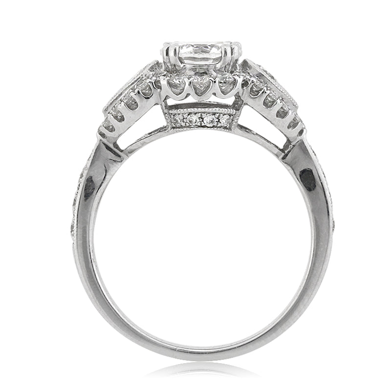 1.97ct Round Brilliant Cut Lab Diamond Engagement Ring