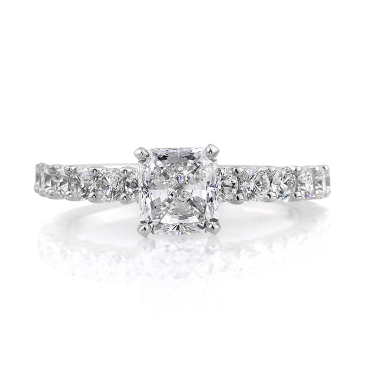 2.17ct Radiant Cut Lab Diamond Engagement Ring