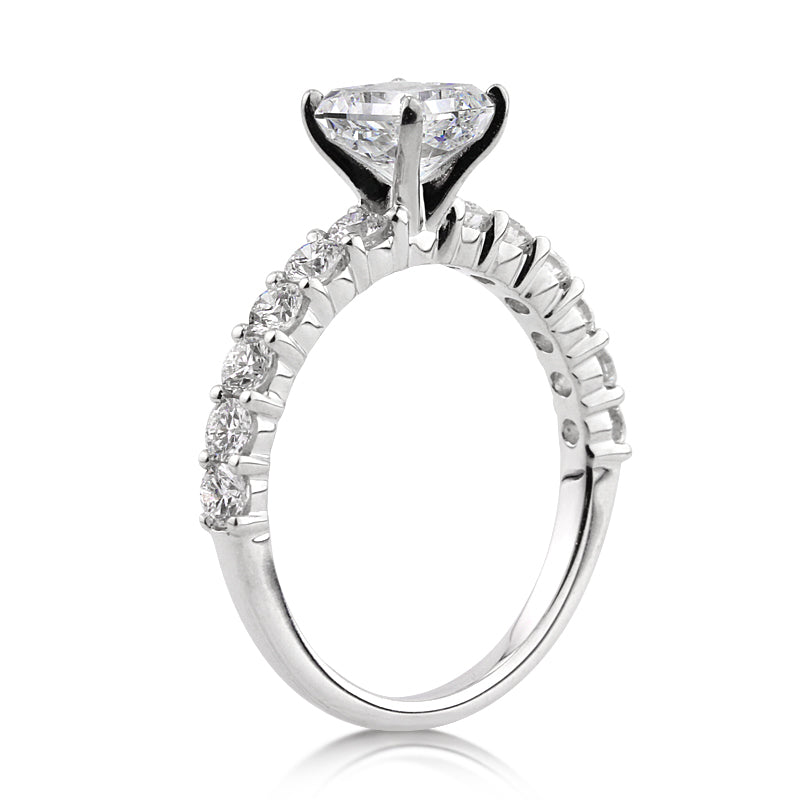 2.17ct Radiant Cut Lab Diamond Engagement Ring