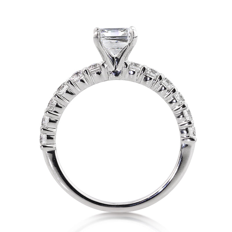 2.17ct Radiant Cut Lab Diamond Engagement Ring