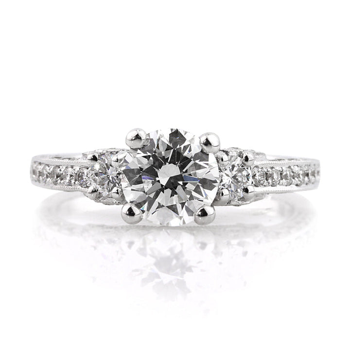 2.04ct Round Brilliant Cut Lab Diamond Engagement Ring