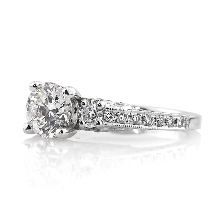 2.04ct Round Brilliant Cut Lab Diamond Engagement Ring