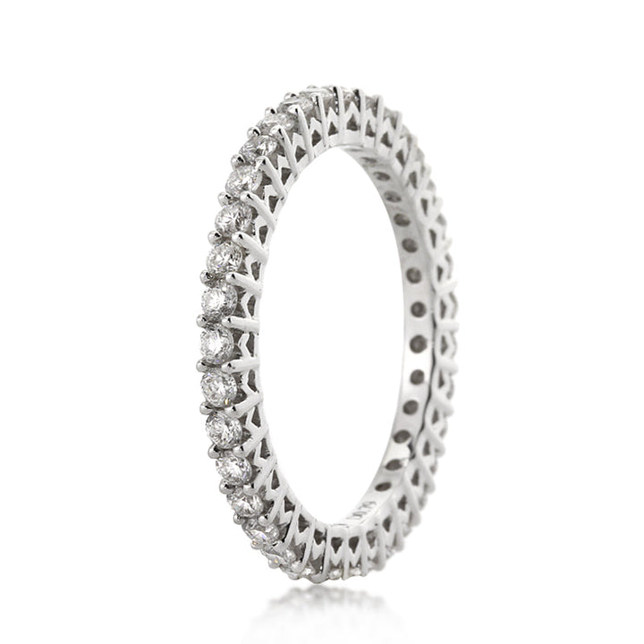 1.00ct Round Brilliant Cut Lab Diamond Eternity Band