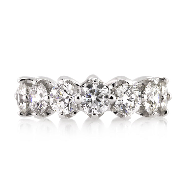 5.50ct Round Brilliant Cut Lab Diamond Eternity Band in Platinum