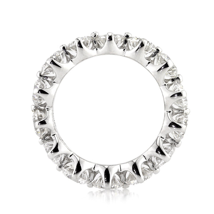 5.50ct Round Brilliant Cut Lab Diamond Eternity Band in Platinum