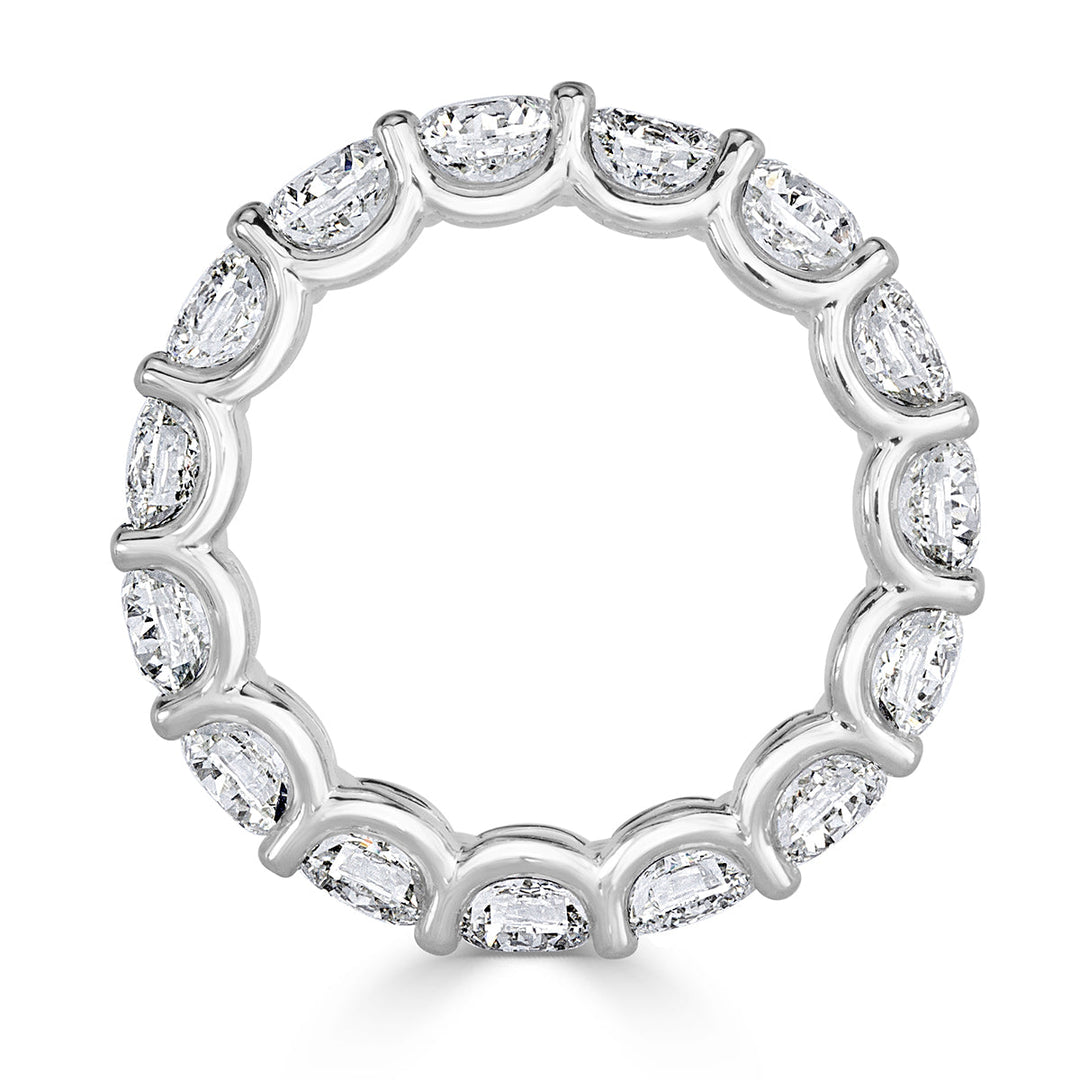 5.00ct Round Brilliant Cut Lab Diamond Eternity Band in Platinum