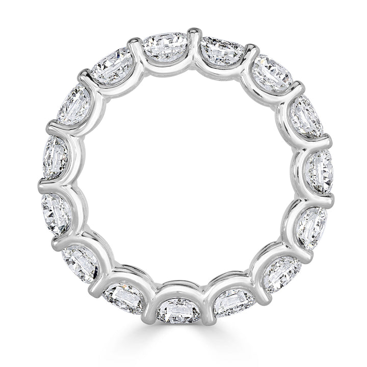 5.00ct Round Brilliant Cut Lab Diamond Eternity Band in Platinum