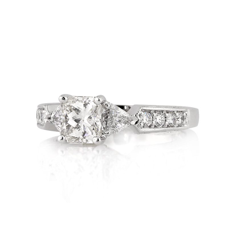 1.59ct Radiant Cut Lab Diamond Engagement Ring