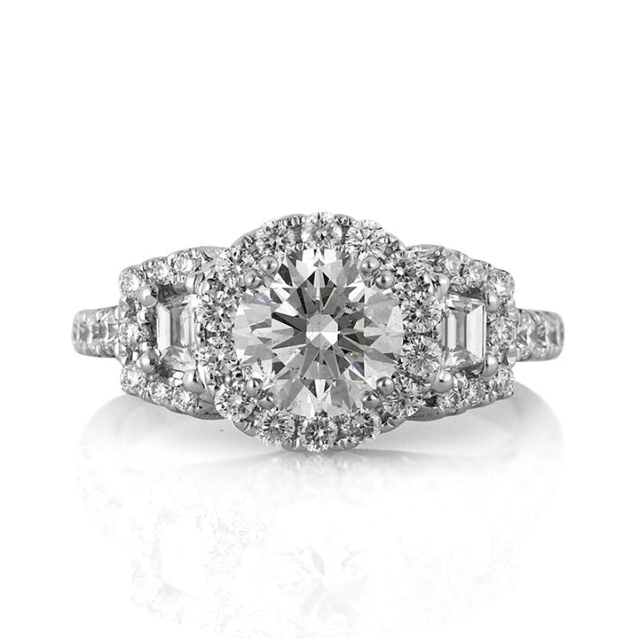 2.20ct Round Brilliant Cut Lab Diamond Engagement Ring