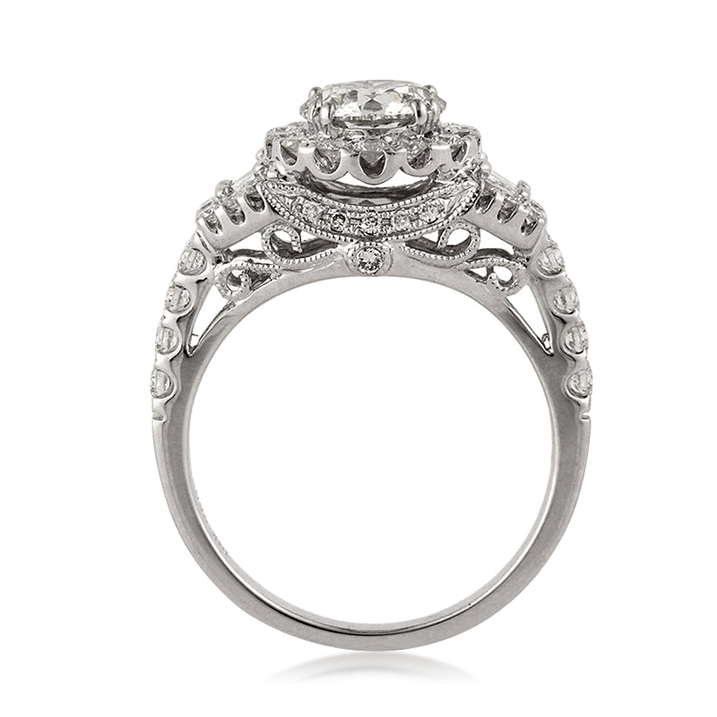 2.20ct Round Brilliant Cut Lab Diamond Engagement Ring