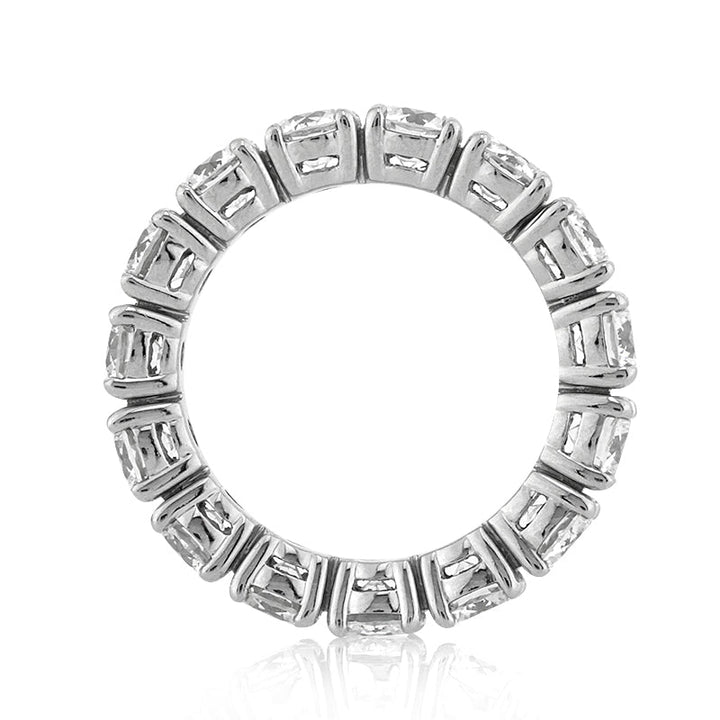 4.80ct Round Brilliant Cut Lab Diamond Eternity Band in Platinum