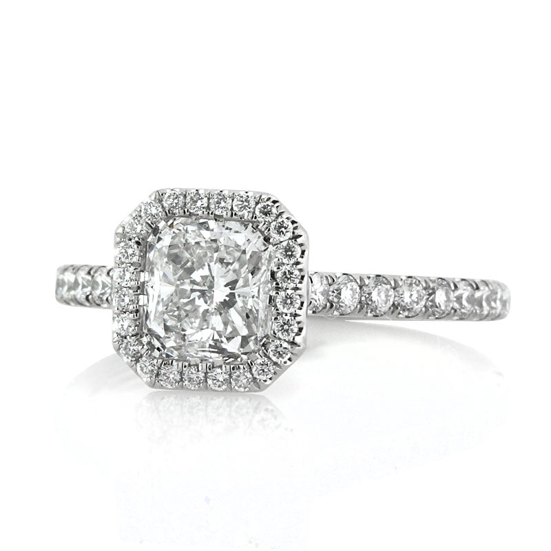 1.86ct Radiant Cut Lab Diamond Engagement Ring