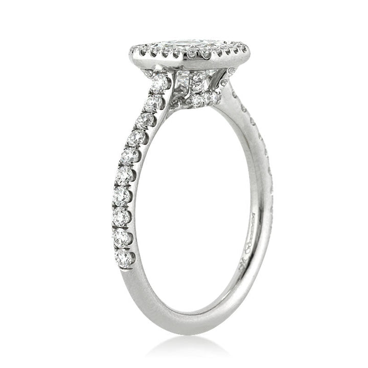 1.86ct Radiant Cut Lab Diamond Engagement Ring