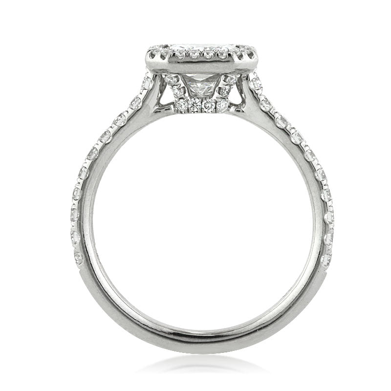 1.86ct Radiant Cut Lab Diamond Engagement Ring