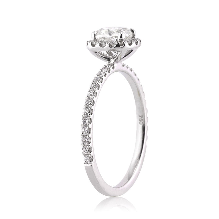 1.29ct Cushion Cut Lab Diamond Engagement Ring