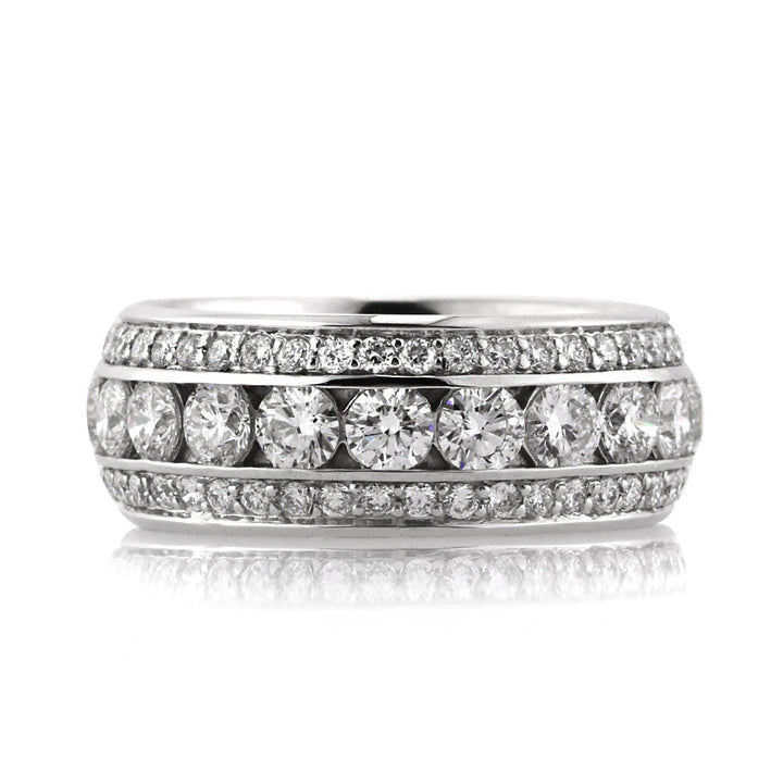 3.50ct Round Brilliant Cut Lab Diamond Eternity Band