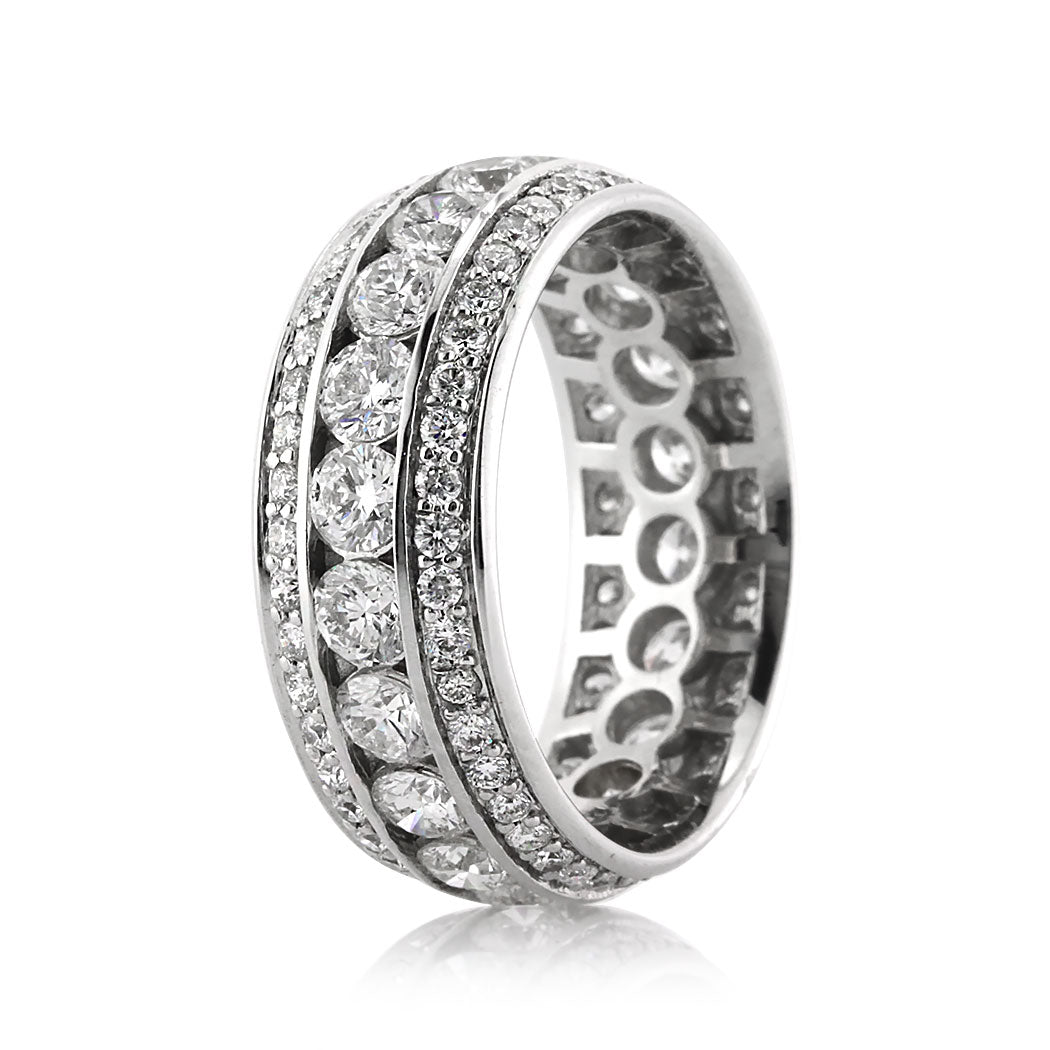 3.50ct Round Brilliant Cut Lab Diamond Eternity Band