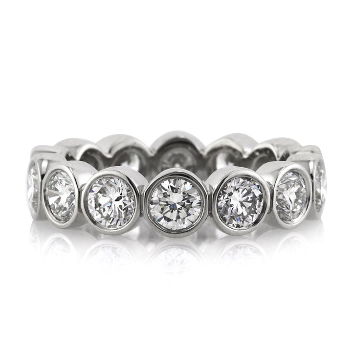 3.40ct Round Brilliant Cut Lab Diamond Eternity Band