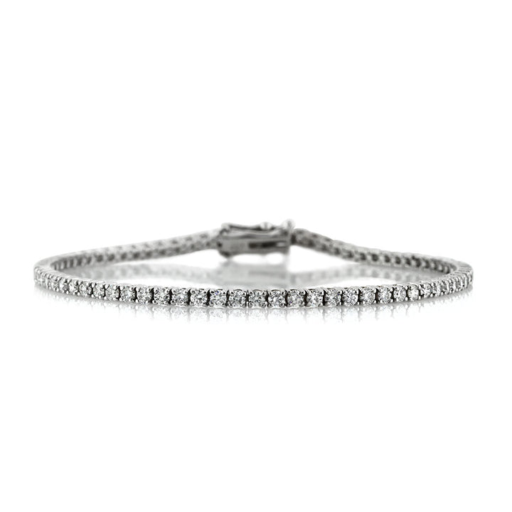 3.25ct Round Brilliant Cut Lab Diamond Tennis Bracelet