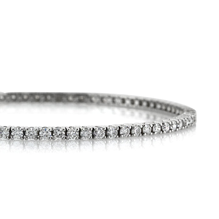 3.25ct Round Brilliant Cut Lab Diamond Tennis Bracelet