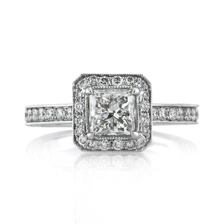 2.31ct Princess Cut Lab Diamond Engagement Ring