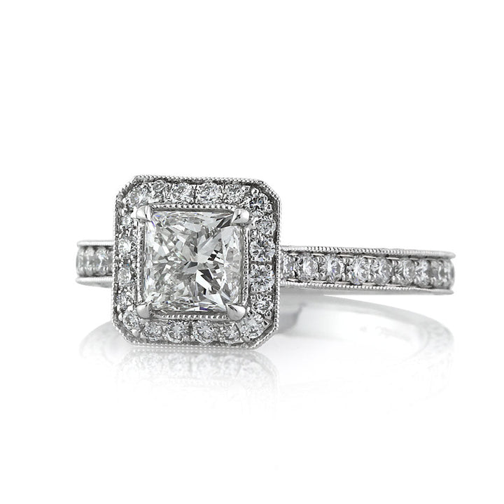 2.31ct Princess Cut Lab Diamond Engagement Ring