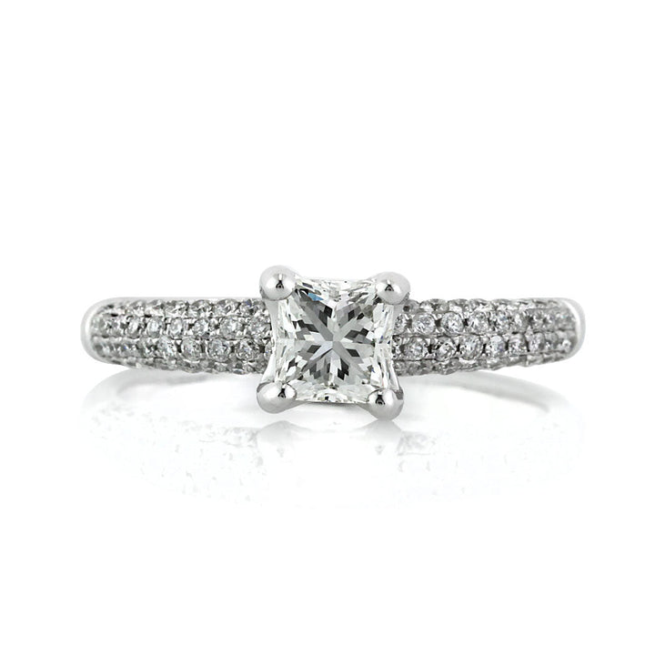 1.45ct Princess Cut Lab Diamond Engagement Ring