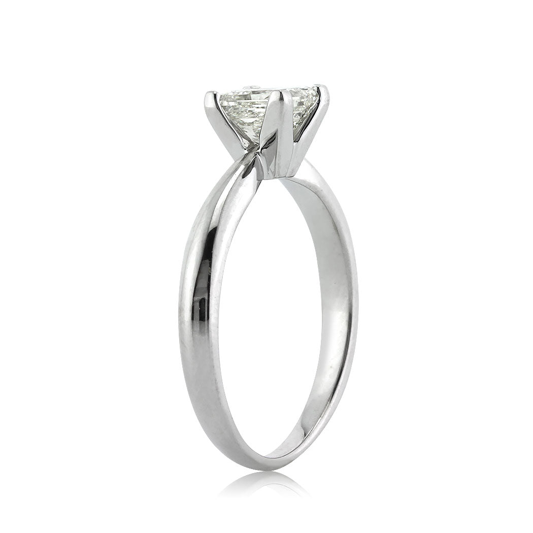 1.00ct Princess Cut Lab Diamond Solitaire Engagement Ring