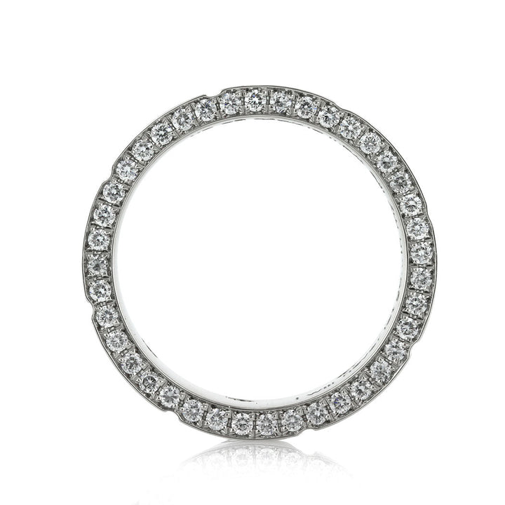 1.00ct Round Brilliant Cut Lab Diamond Eternity Band in Platinum