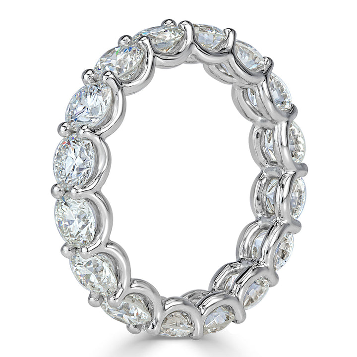 4.00ct Round Brilliant Cut Lab Diamond Eternity Band in Platinum