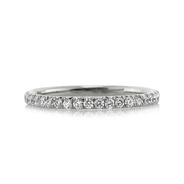 0.50ct Round Brilliant Cut Lab Diamond Wedding Band in Platinum