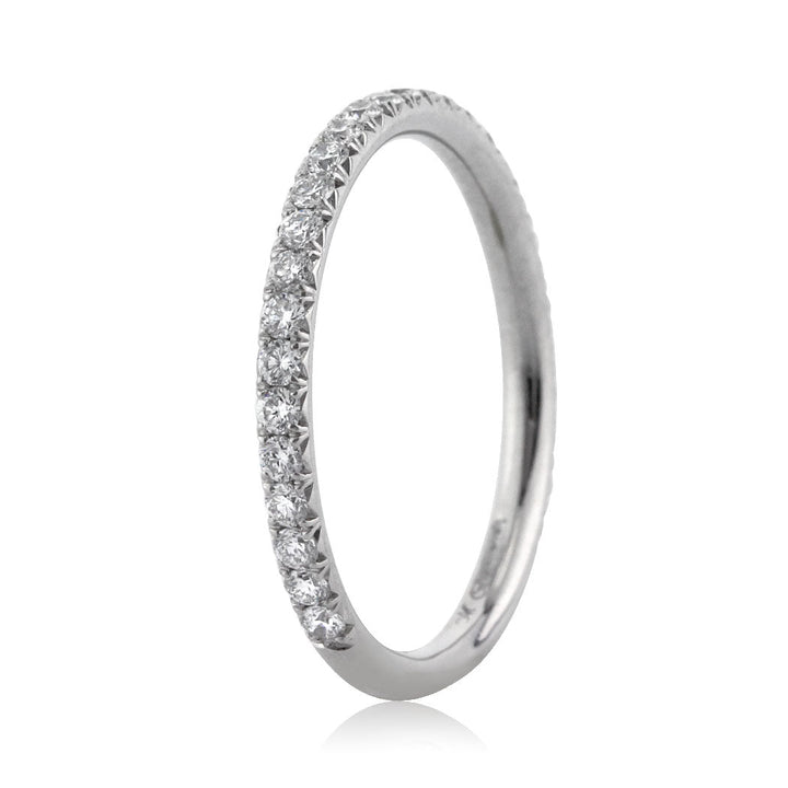 0.50ct Round Brilliant Cut Lab Diamond Wedding Band in Platinum