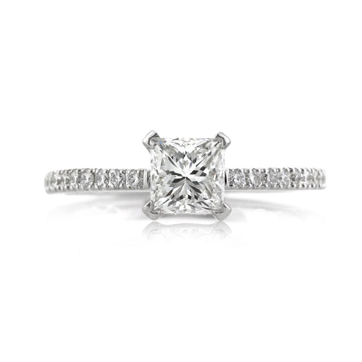 1.18ct Princess Cut Lab Diamond Engagement Ring