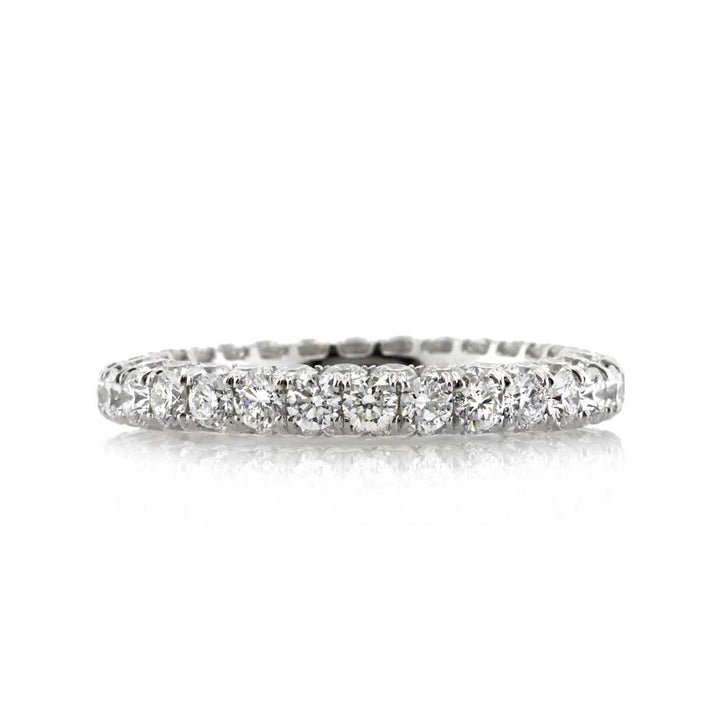 3.25ct Round Brilliant Cut Lab Diamond Three-Sided Eternity Band