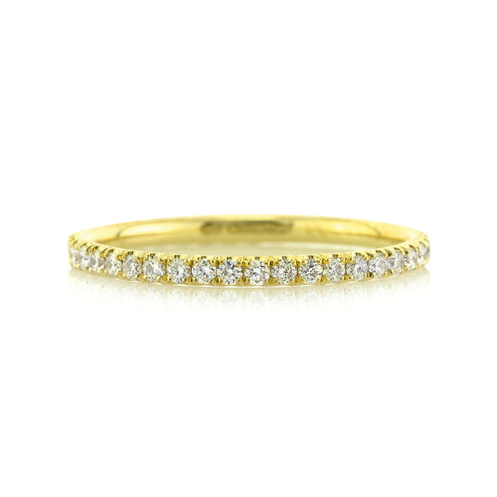 0.50ct Round Brilliant Cut Lab Diamond Eternity Band in 18k Yellow Gold