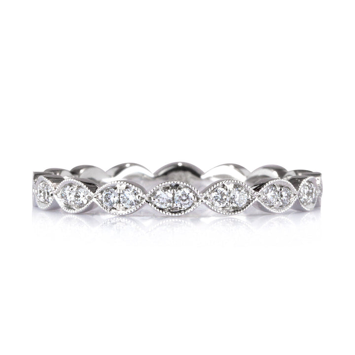 0.35ct Round Brilliant Cut Lab Diamond Eternity Band in Platinum