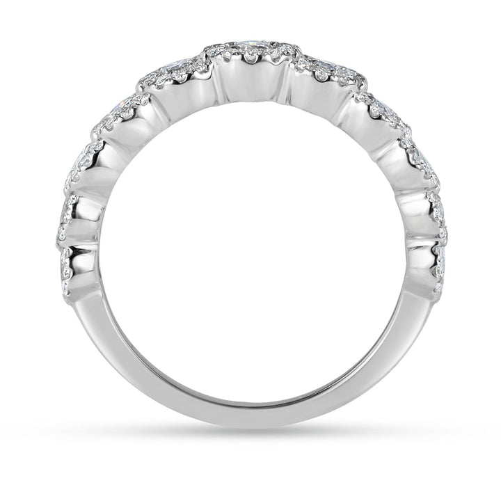 1.10ct Round Brilliant Cut Lab Lab Diamond Ring in 14k White Gold