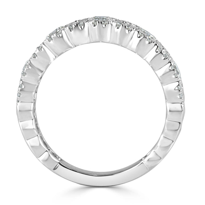 1.05ct Round Brilliant Cut Lab Diamond Ring in 14k White Gold