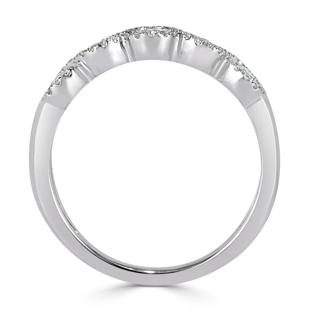 0.55ct Round Brilliant Cut Lab Diamond Ring in 14k White Gold